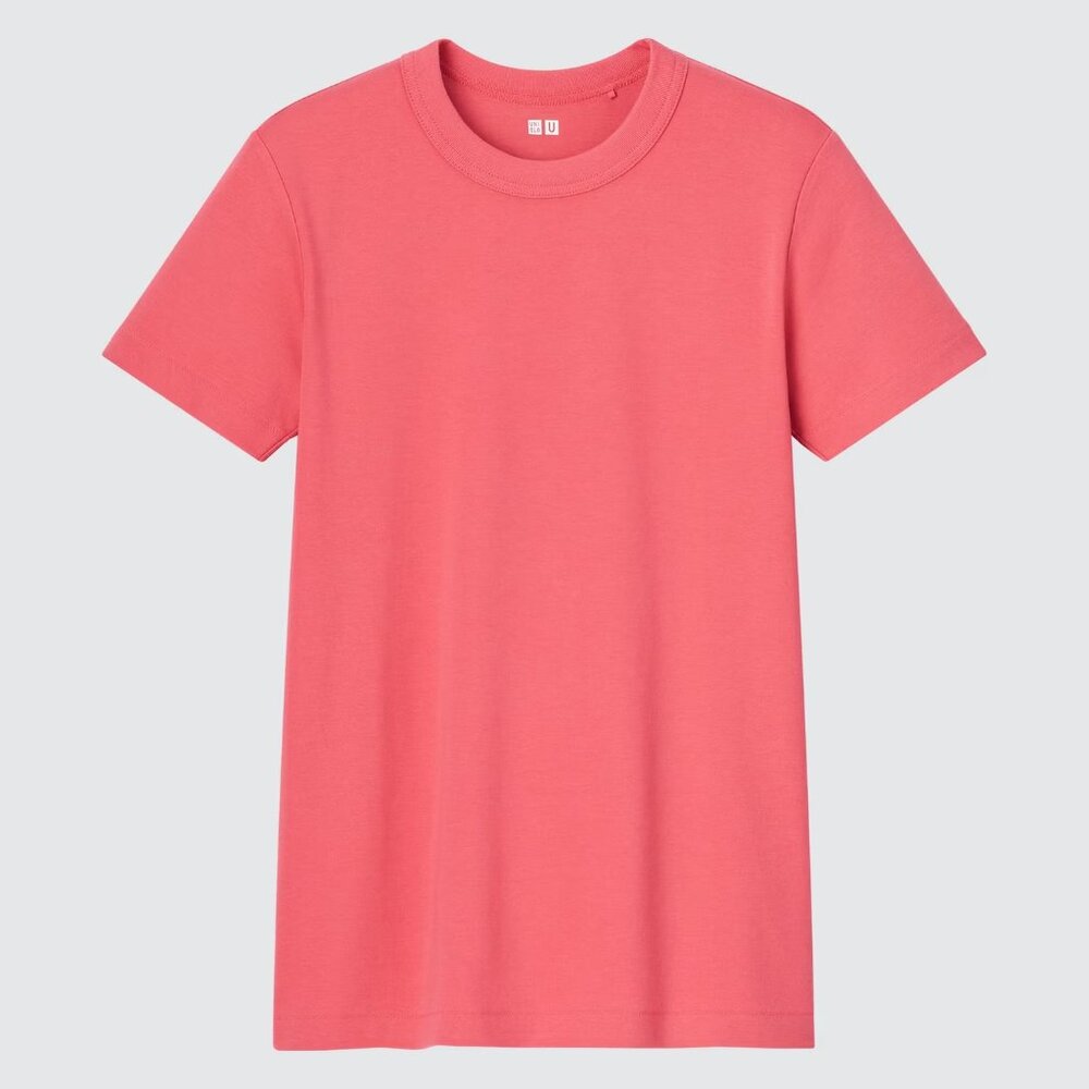 Uniqlo U Crew Neck Short-Sleeve T-Shirt in Red, Size XS